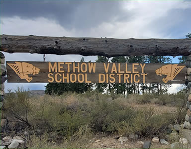 Image of Methow Valley Schools sign